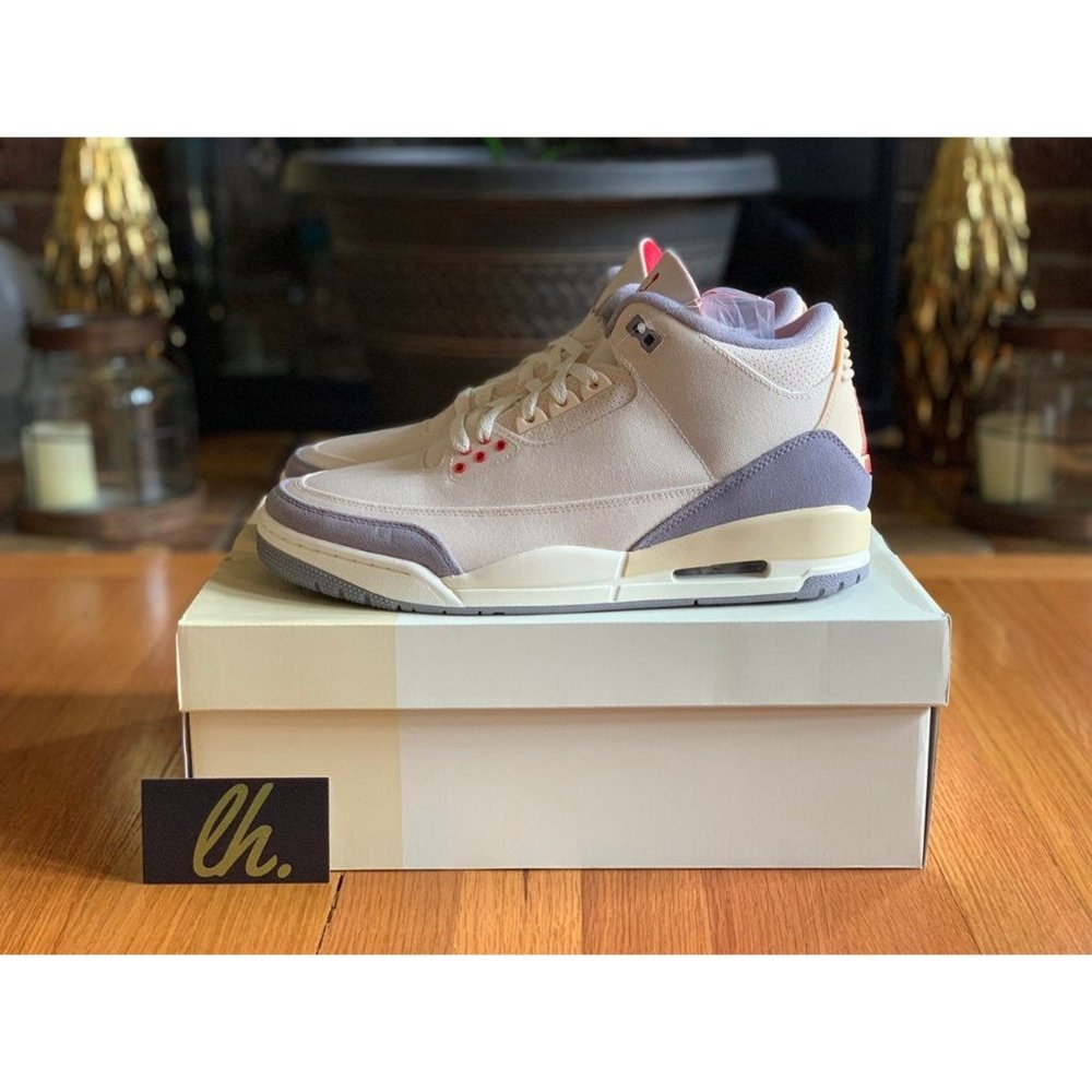 Size 10.5 Air Jordan Retro 3 "Muslin"